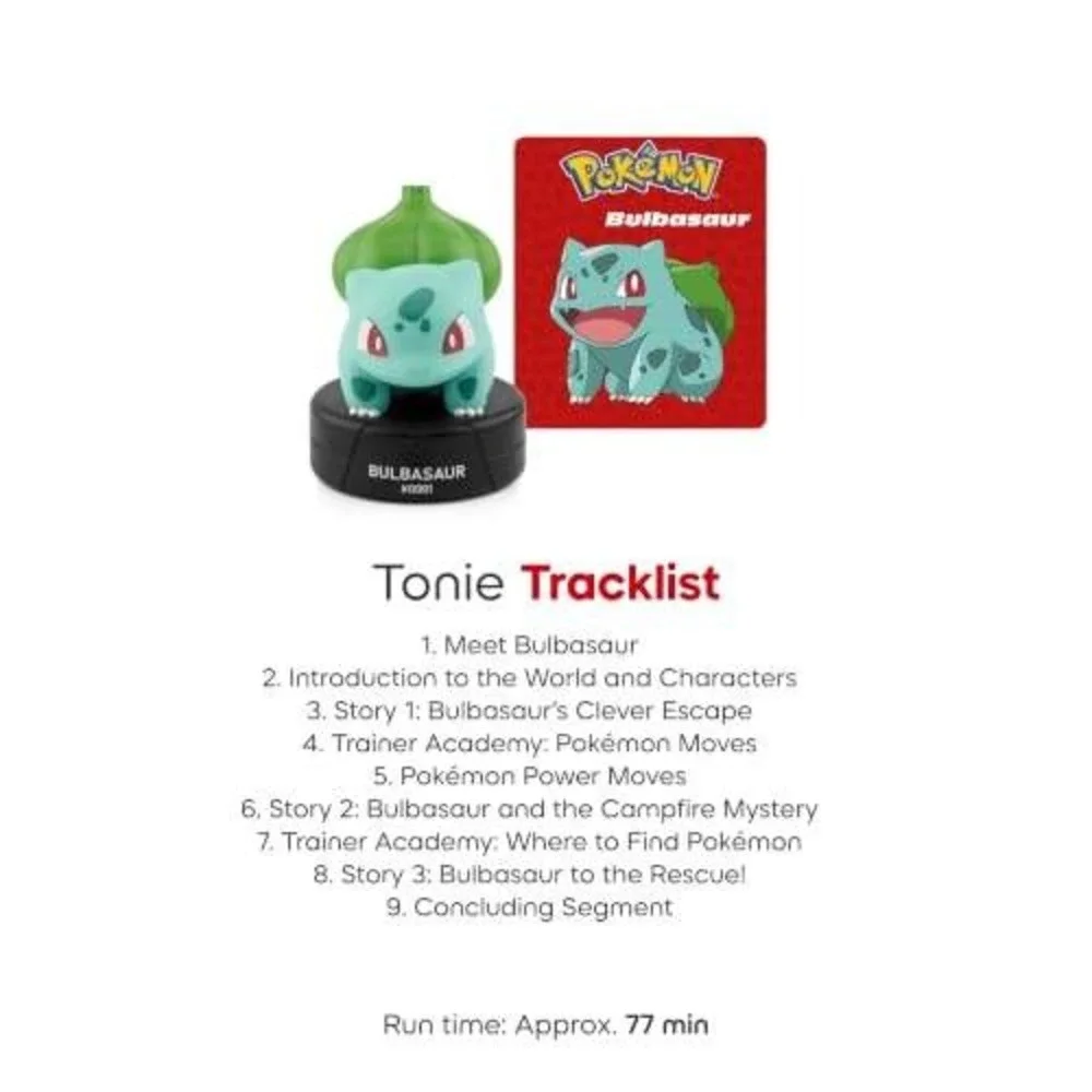 tonies Toniebox 2 Pokemon Bundle Kids Audio Player Pikachu All 4 Characters NEW
